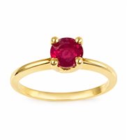 Anello GPG Donna in Oro Rubino GPGGOLDANFISSO18